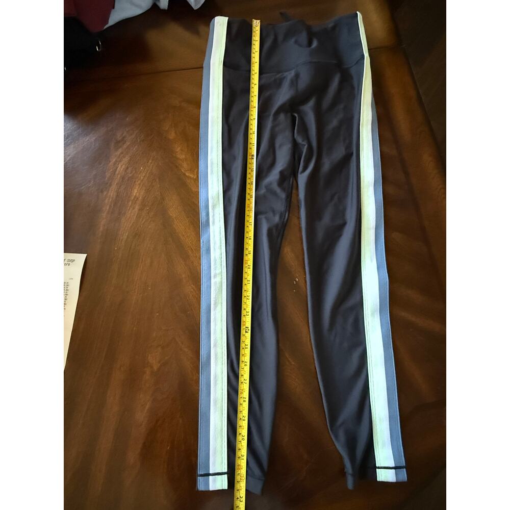 Athleta Interval Side Stripe Leggings S Black Activewear Training Workout Gym - Picture 3 of 15